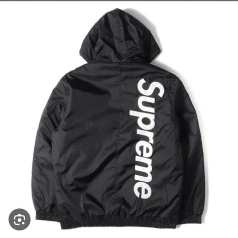 supreme 2 tone hooded sideline jacket replica|2.